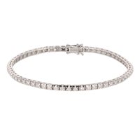 Bracciale Namuri Donna TENNIS V in Oro bianco Diamante 2.00 Ct BR01-200V - BR01-200V